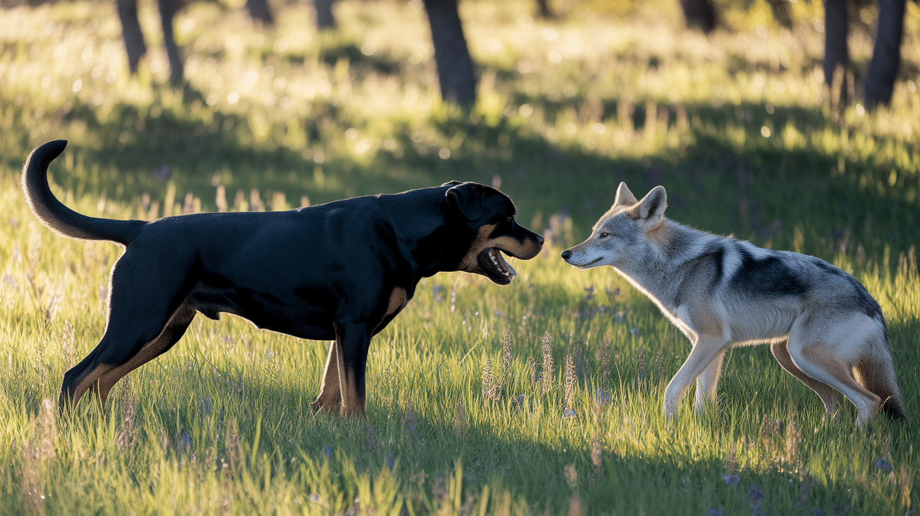 Can_a_Rottweiler_Beat_a_Coyote_in_a_Fight